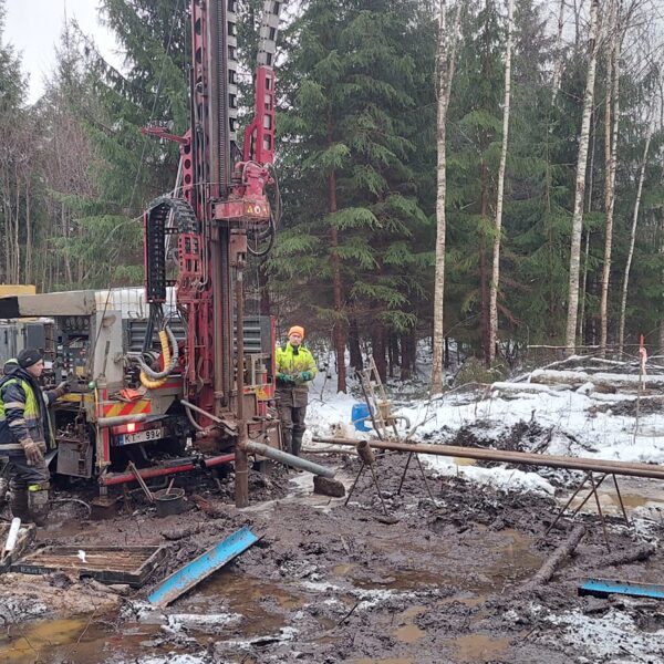 Urbšanas darbi vēja parka "ALOJA" balstiem