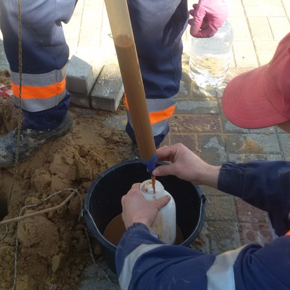 Gruntsūdens paraugu ņemšana piesārņojuma analīžu veikšanai